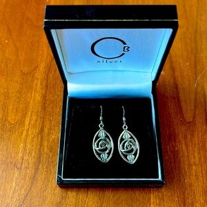 Silver antique earrings